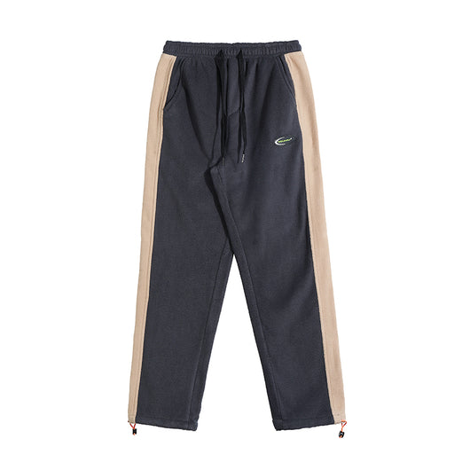 Pantalones Casuales de Terciopelo Cálido con Tirantes Acolchados