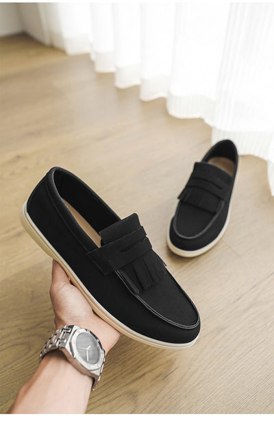 Mocasines de Cuero Mate para Hombre - Calzado Slip-on Elegante - Image 19