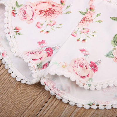 Enterizo Floral sin Mangas para Bebé Niña con Borlas y Diseño Playero - Image 6