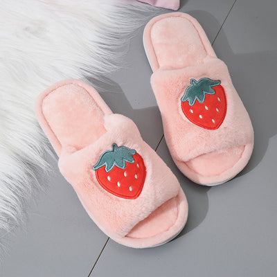 Pantuflas de Algodón con Estampado Frutal para Mujer - Image 5