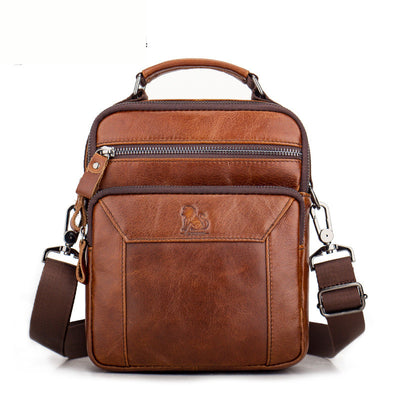 Bolso de Cuero Genuino para Hombre con Correa Diagonal - Image 6