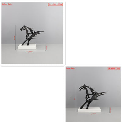 Escultura Decorativa de Caballo en Metal para el Hogar - Image 8