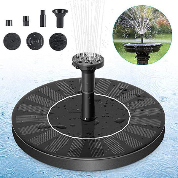 Fuente Solar Redonda Clásica para Jardín