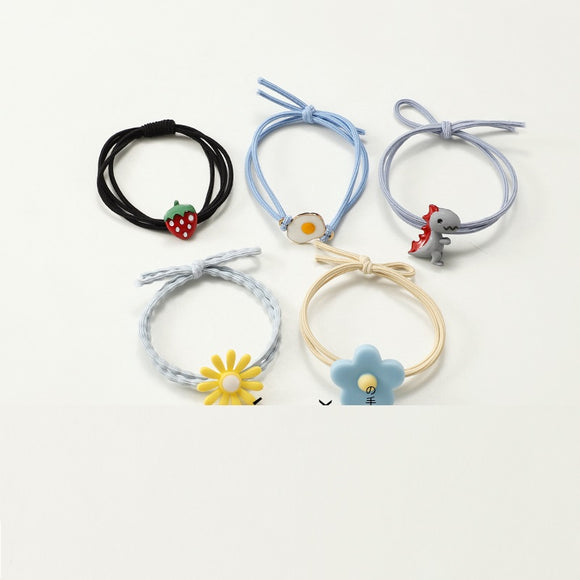 Bandas Elásticas para Cabello Infantil Estilo Coreano - Accesorios Cute Suave