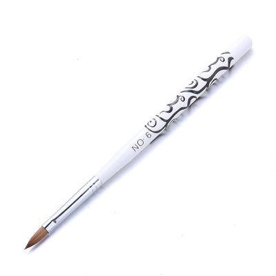 Bolígrafo de Cristal con Pelo de Visón para Manicura de Diseño Moderno - Image 11