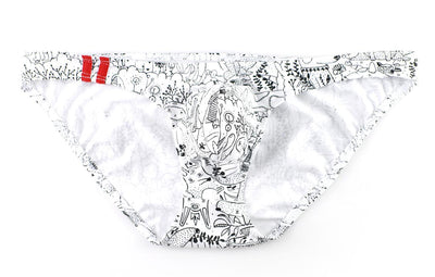 Calzón Tanga con Estampado de Cintura Baja - Image 2