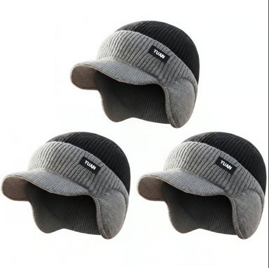 Gorro Tejido Grueso Forrado en Polar para Hombre - Image 10
