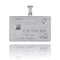Zircon men and women necklace Plateado