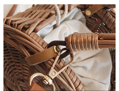 Bolso Bandolera de Mimbre Tejido - Elegancia Artesanal en un Solo Hombro - Image 12