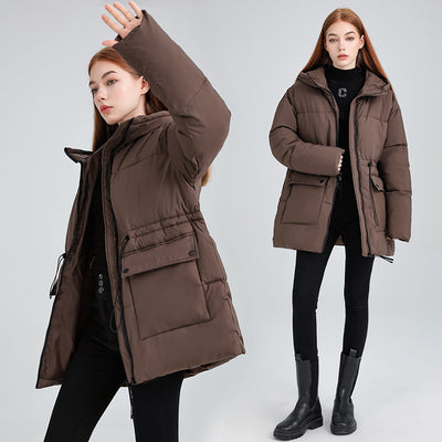 Chaqueta Acolchada de Algodón con Capucha - Versátil y Elegante - Image 28