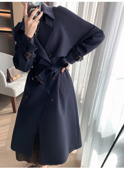 Abrigo Suelto Estilo Británico para Mujer - Image 16