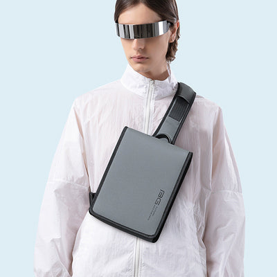 Bolsa Mensajero Impermeable para Hombre - Estilo Casual Pecho - Image 7
