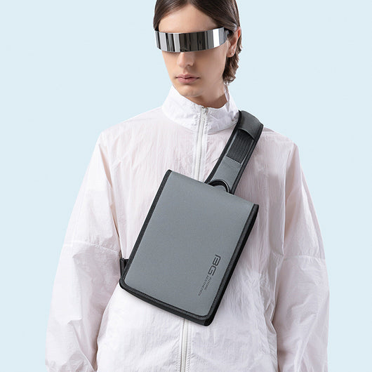 Bolsa Mensajero Impermeable para Hombre - Estilo Casual Pecho - Image 7