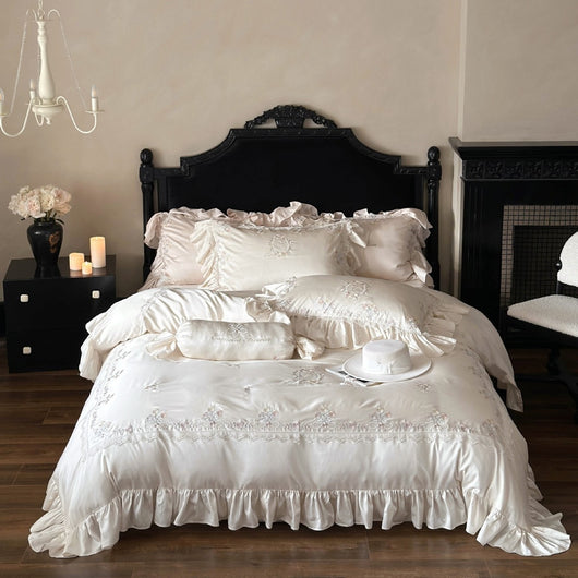Juego de Cama Tencel de 4 Piezas para Niñas - Suave y Duradero
