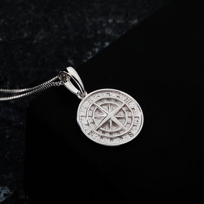 Dije Brújula Hip Hop en Plata 925 - Collar Urbano Vintage - Image 7