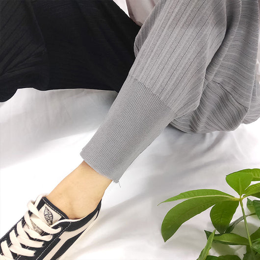 Pantalones Harem de Punto Otoño-Invierno para Mujer Cintura Ajustable - Image 10