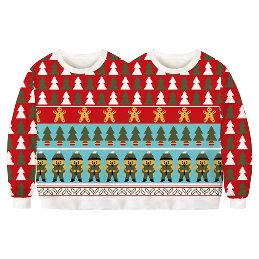Pijama Navideño 3D para Parejas con Estampado Digital - Image 8
