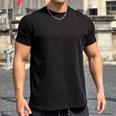 Camiseta Deportiva Suelta de Algodón para Hombre - Image 8