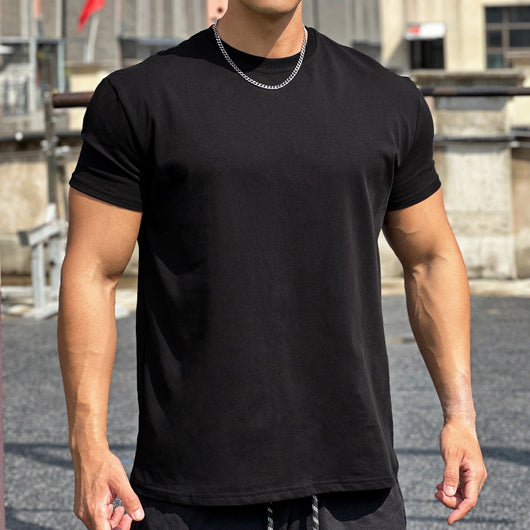 Camiseta Deportiva Suelta de Algodón para Hombre - Image 8
