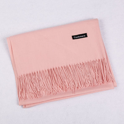Bufanda de Cashmira Artificial Liso para Mujer 220g - Chal Cálido y Elegante - Image 15