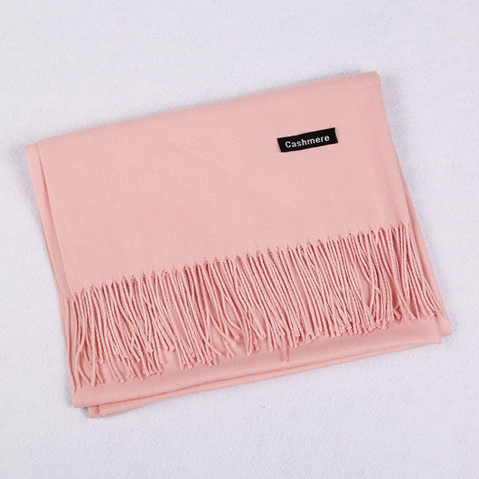 Bufanda de Cashmira Artificial Liso para Mujer 220g - Chal Cálido y Elegante - Image 15