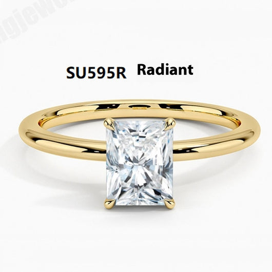 Anillo Chapado en Oro 18K con Diamante de Cultivo para Mujer - Image 19