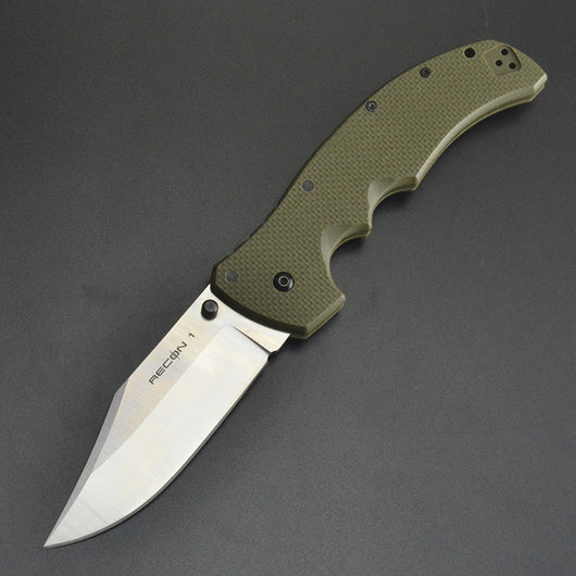 Cuchillo Plegable de Acero Inoxidable para Supervivencia y Aventura - Image 5