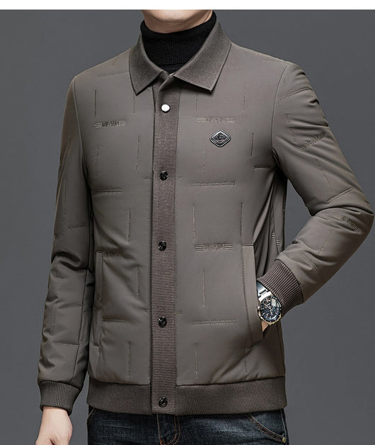 Chaqueta Acolchada con Solapa y Bajo Redondeado - Image 17
