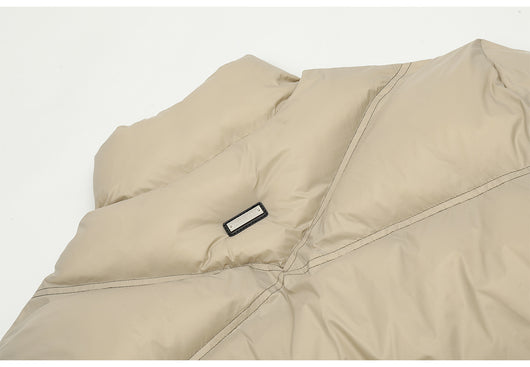 Chaqueta Acolchada de Terciopelo con Cuello Alto Estilo Urbano - Image 18
