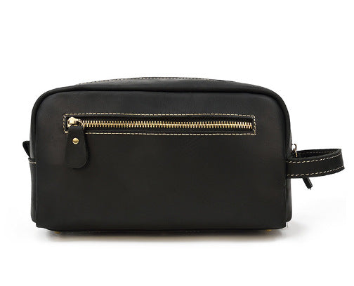Bolso de Cuero Crazy Horse Gran Capacidad - Cartera de Mano Premium - Image 58