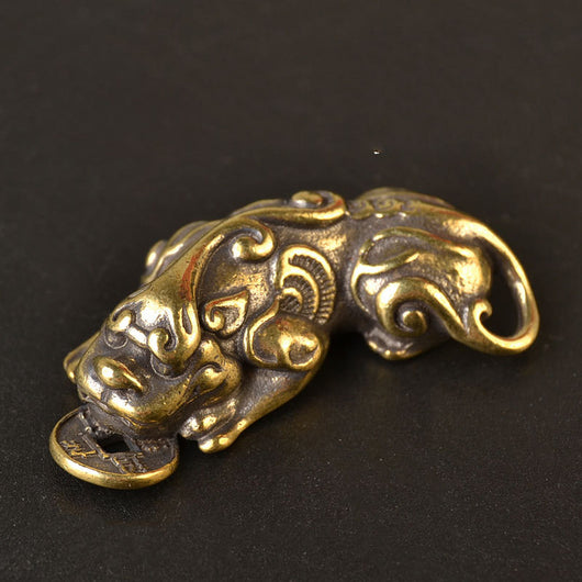 Llavero de Bronce Valiente - Colgante para Llaves de Auto Masculino - Image 3