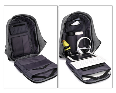 Mochila Inteligente para Laptop con Carga USB y Protección Impermeable - Image 3