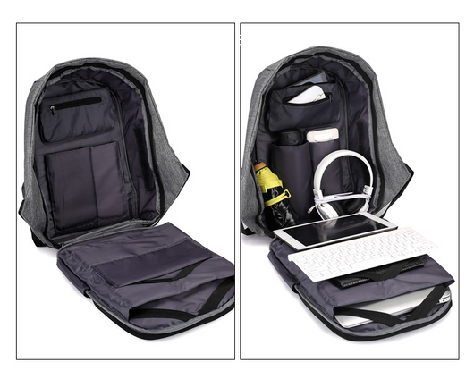 Mochila Inteligente para Laptop con Carga USB y Protección Impermeable - Image 3