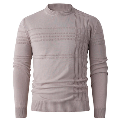 Suéter Tejido Cuello Redondo Clásico para Hombre - Image 17