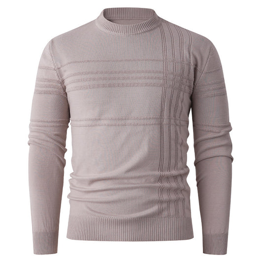 Suéter Tejido Cuello Redondo Clásico para Hombre - Image 17
