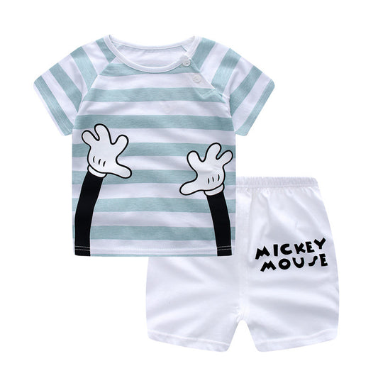 Conjunto de Dos Piezas para Niño en Algodón - Ropa Fresca para Verano - Image 2