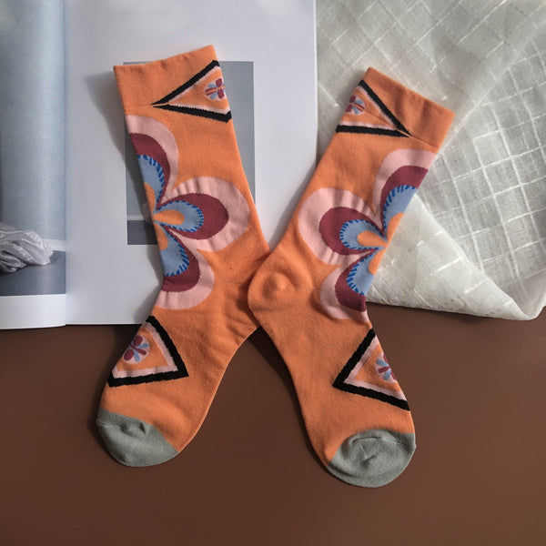 Medias para Mujer con Diseño Floral y Botánico