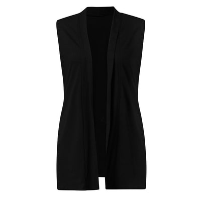 Chaleco Desflecado Talla Grande - Top Elegante sin Mangas - Image 6