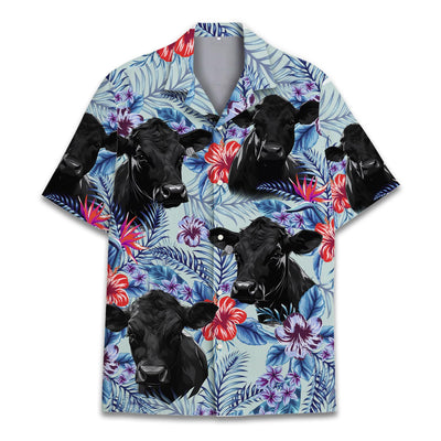 Camisa Retro de Manga Corta con Estampado y Solapa Clásica para Hombre - Image 3