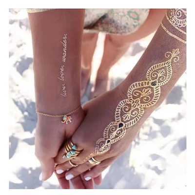 Tatuajes Temporales Tendencia Verano para Brazos y Piernas - Image 3