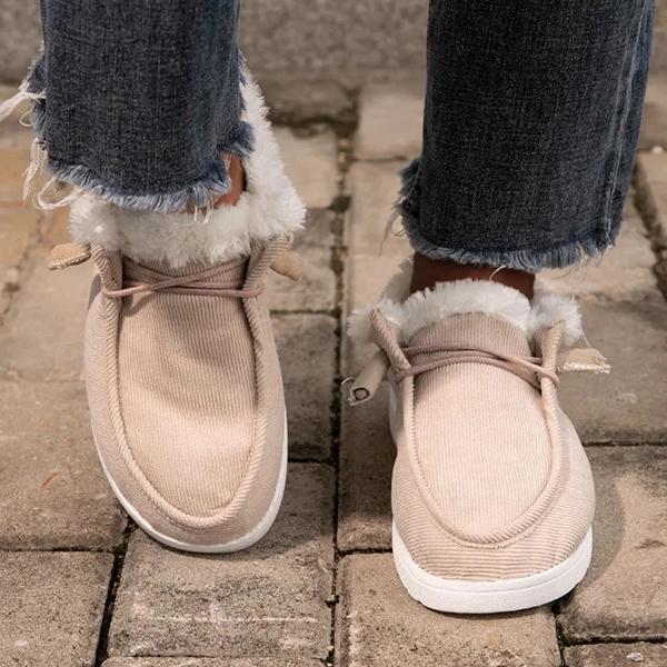 Botas de Invierno Térmicas con Suela Gruesa y Forro Polar