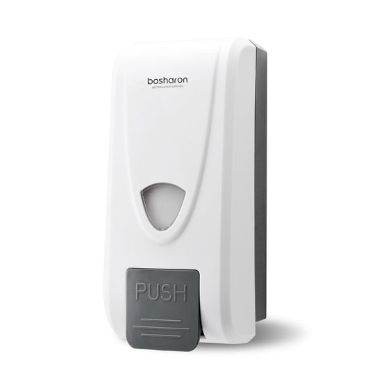 Dispensador de jabón espuma montado en pared con bomba manual - Image 4