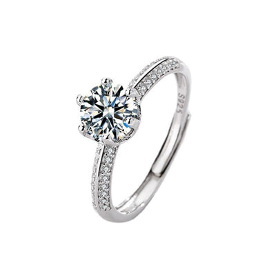 Anillo de Diamante Mozan para Parejas - 1 Quilate - Image 19