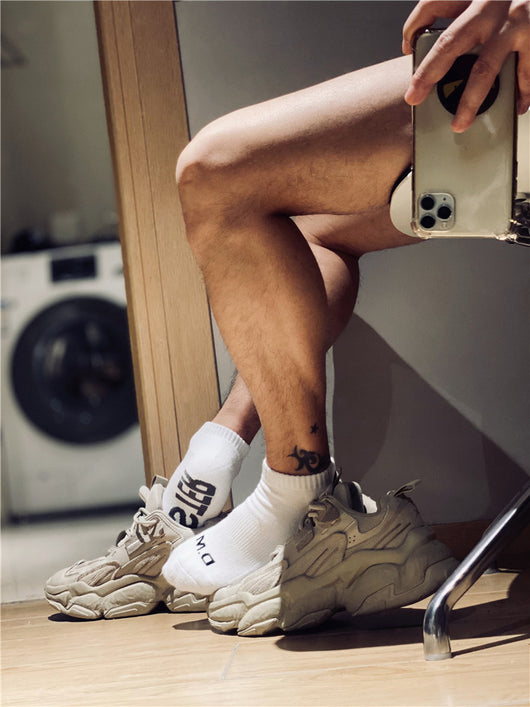 Calcetines de Lana para Hombre con Letras Deportivas - Image 10