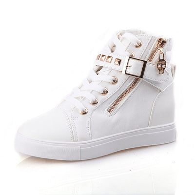 Zapatillas Altas de Lona para Mujer - Cómodas y Versátiles