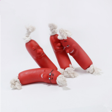 Juguete Masticable para Perros Grandes - Forma de Salchicha Resistente a Mordidas - Image 3