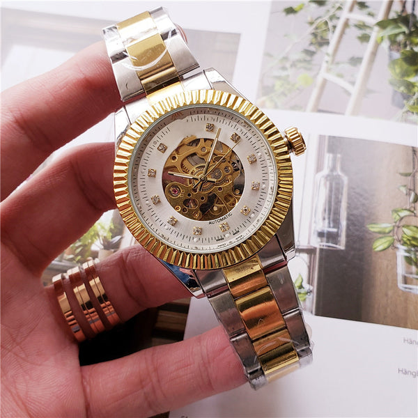 Reloj Mecánico Casual Hueco para Hombre