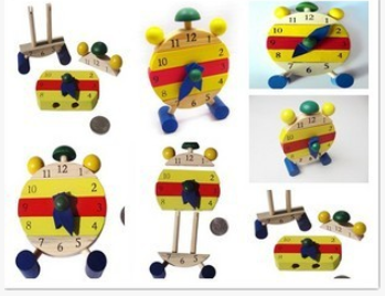Reloj Desarmable y Armable para Niños - Juguete Educativo de Madera