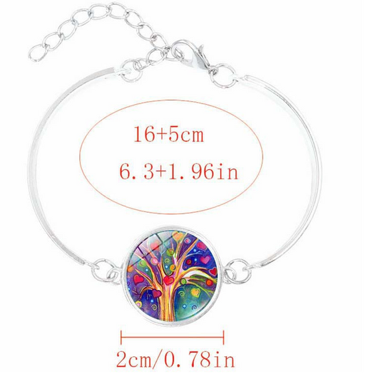 Aretes Árbol de la Vida con Piedras Preciosas - Image 13