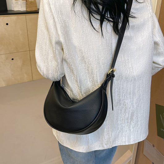 Bolso Mensajero de Cuero Suave Capacidad Grande para Llevar Bajo el Brazo - Image 4